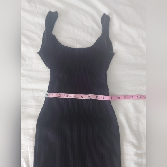 NWT Sexy Black NW Snatched Midi Maxi NAKED WARDROBE BodyCon Dress XS Sculpt Gown - Picture 5 of 10